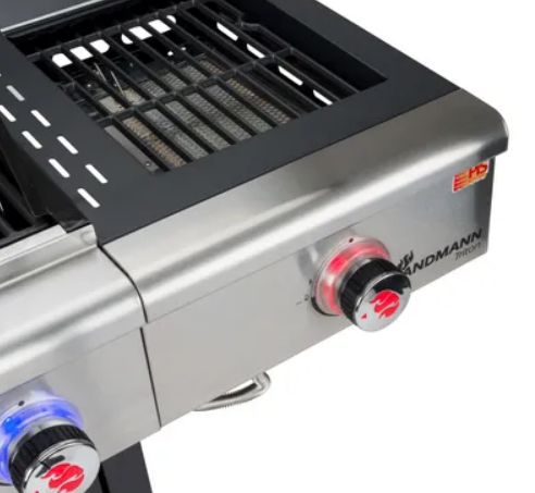 Landmann Triton 3.1 Maxx Gasbarbecue - 3 Branders - RVS - Met zijbrander