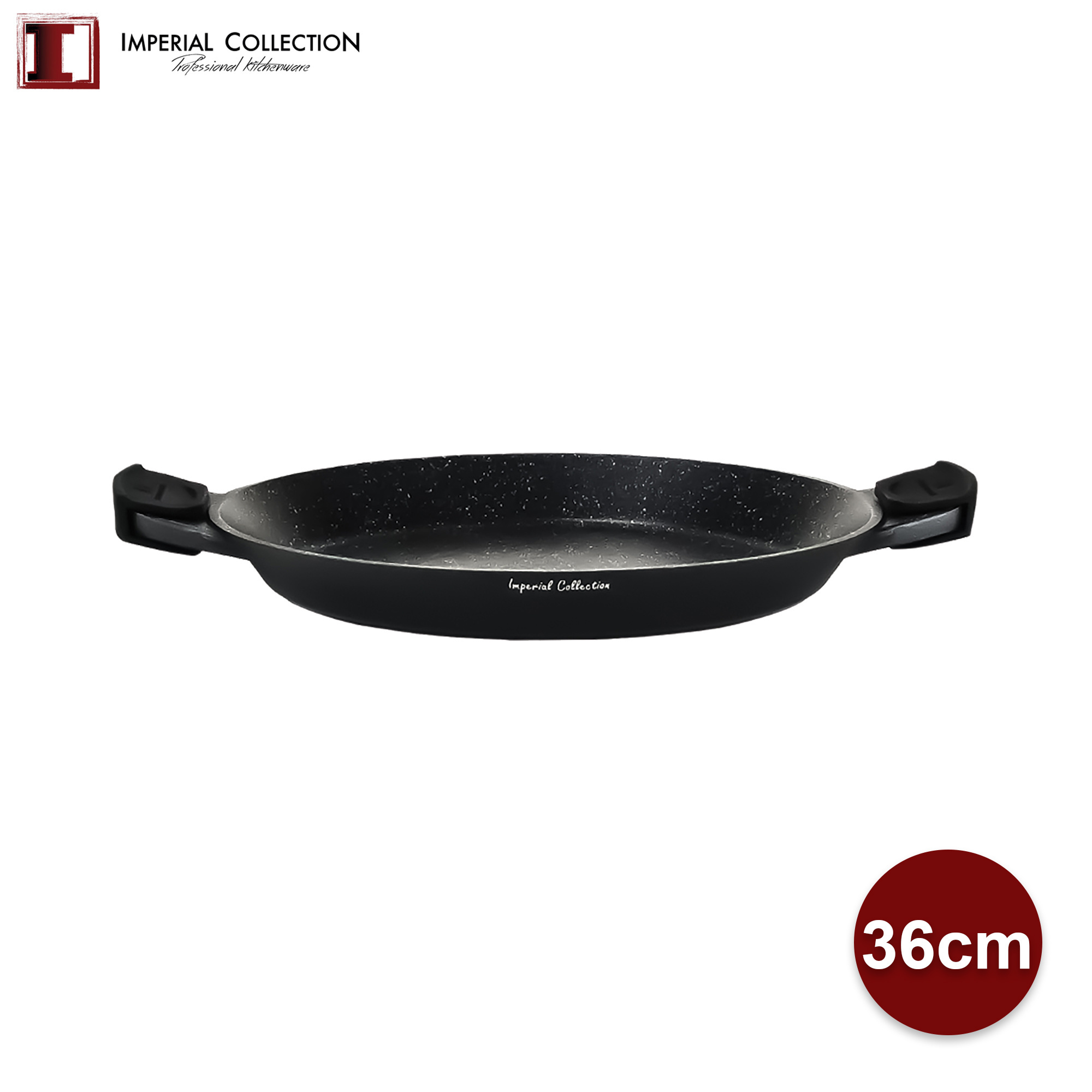 Imperial Collection IM-PL36M: Paellapan van 36 cm met siliconen handgrepen