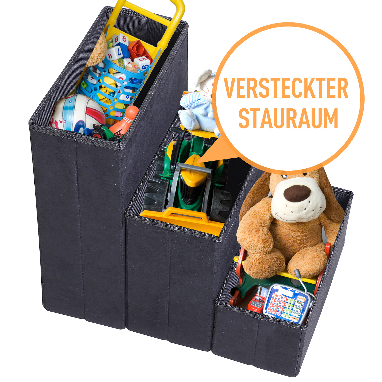 Paws Huisdierentrap inklapbaar kattentrap hondentrap dierentrap met opbergruimte 2 kleuren
