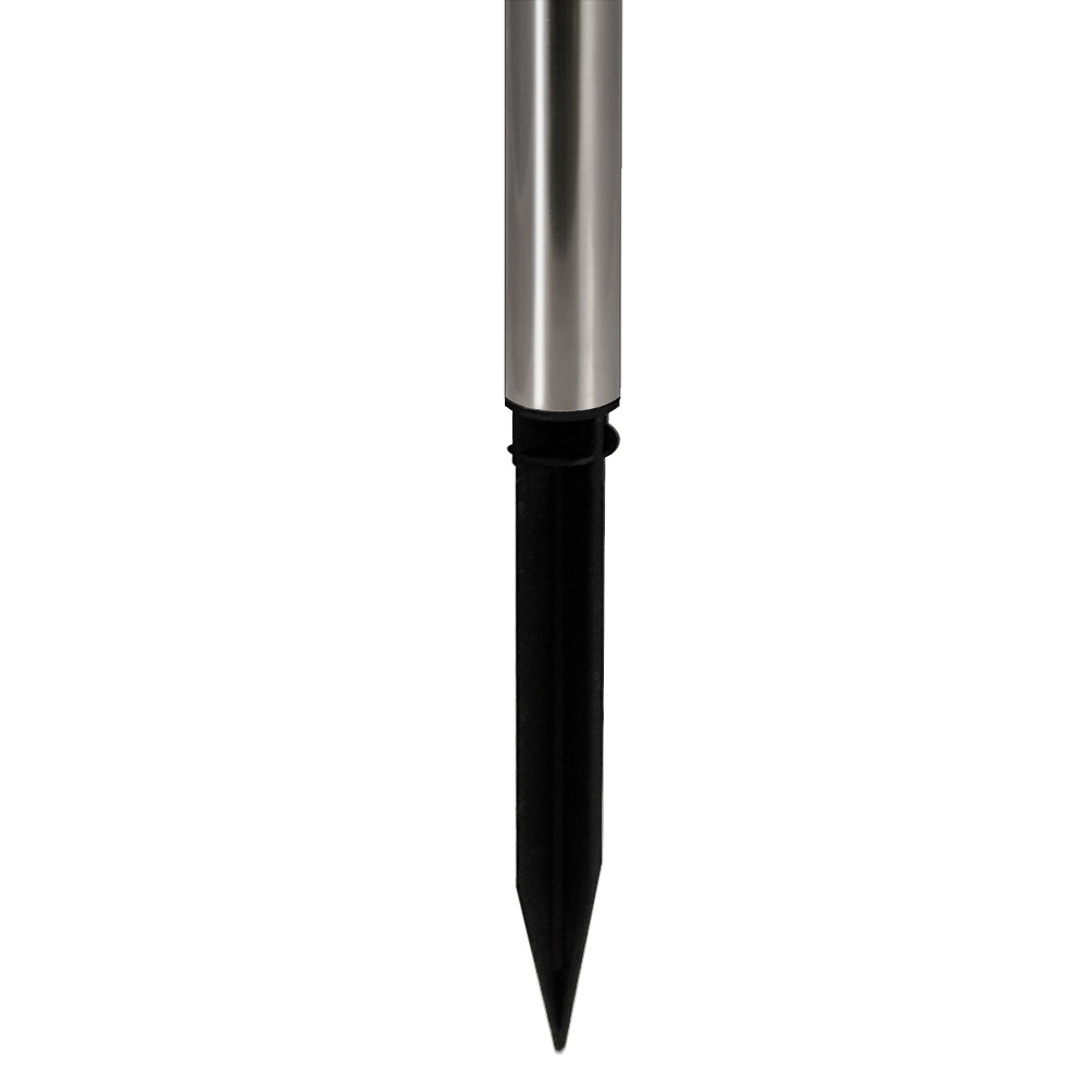 DUB LED Solarlampen Set van 8 - RVS - Tuinverlichting - Prikspots- 31cm - Meerdere kleuren