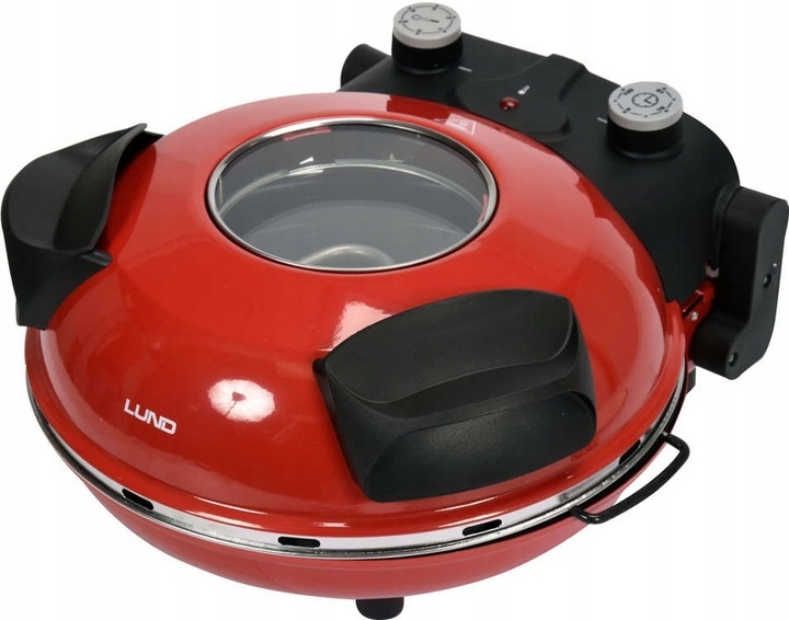 LUND Pizzaoven - 1200W - 400 ºC - 5-traps temperatuurregeling