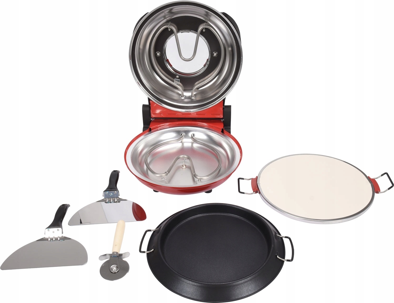 LUND Pizzaoven - 1200W - 400 ºC - 5-traps temperatuurregeling