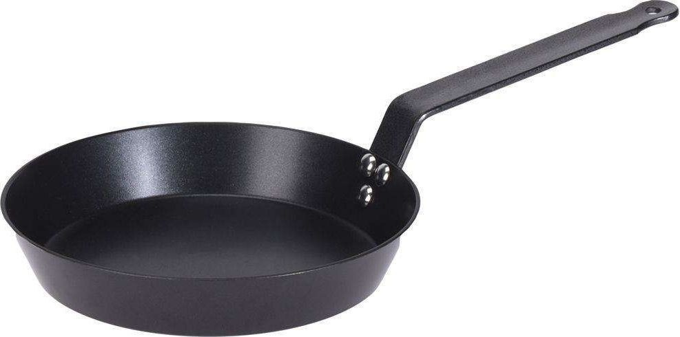 Excellent Houseware Koekenpan - Paellapan - 24 cm - Zwart