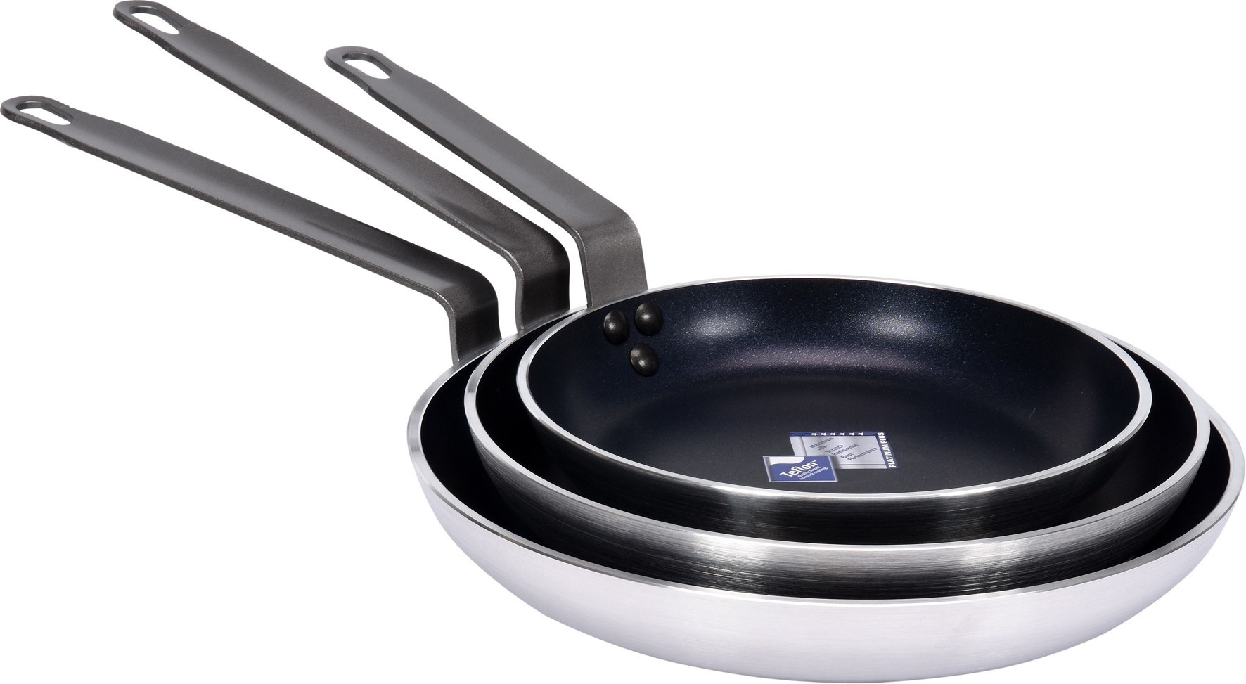 YATO Aluminium Koekenpan met anti-aanbaklaag - Teflon - Ø 32 cm - voor elk fornuis