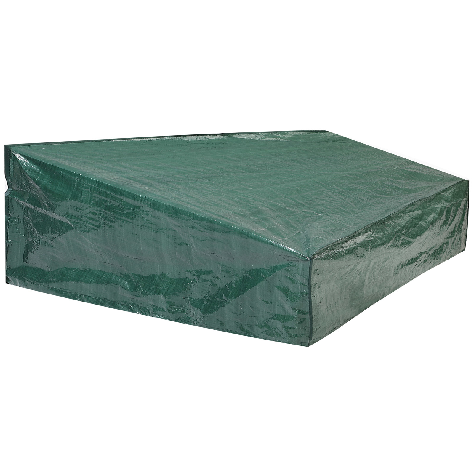 Kings Tuinmeubelhoes - Beschermhoes - Weerbestendig -197x68x32/62cm - Groen