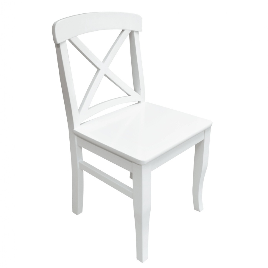 MB Bourgogne Stoel - Wit - 88x43x9cm