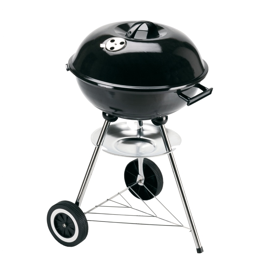 GrillChef Houtskool Kogelbarbecue - Zwart - ø41,5cm