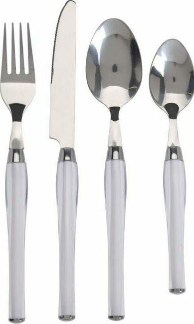 Excellent Houseware Bestekset - 24-delig - Wit