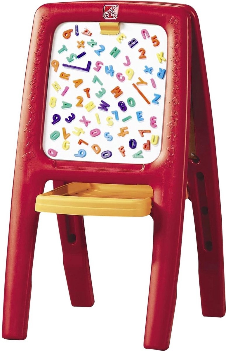 Step2 Ezel schoolbord voor 2 kinderen met magnetische letters en cijfers