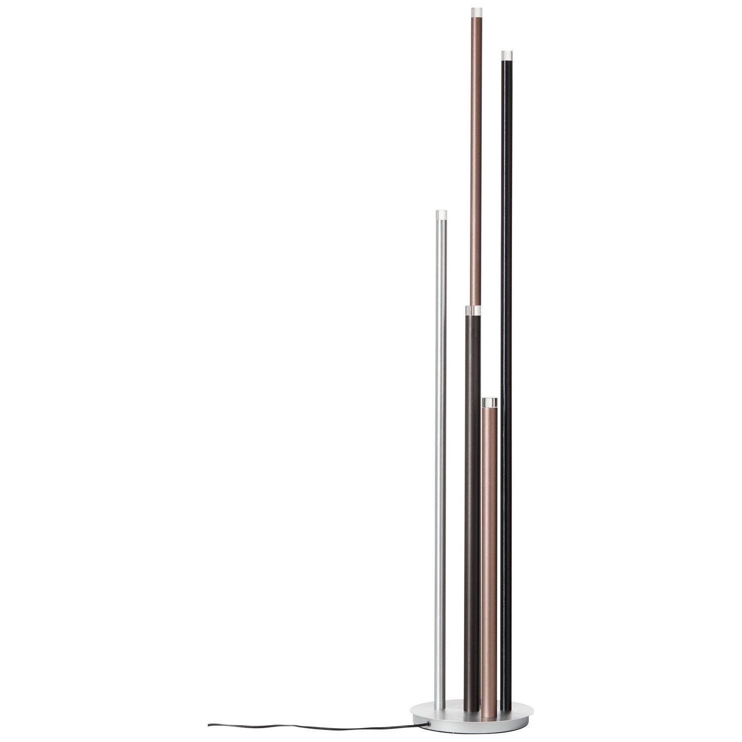 Brilliant CEMBALO Vloerlamp 20W 3000K Zilver