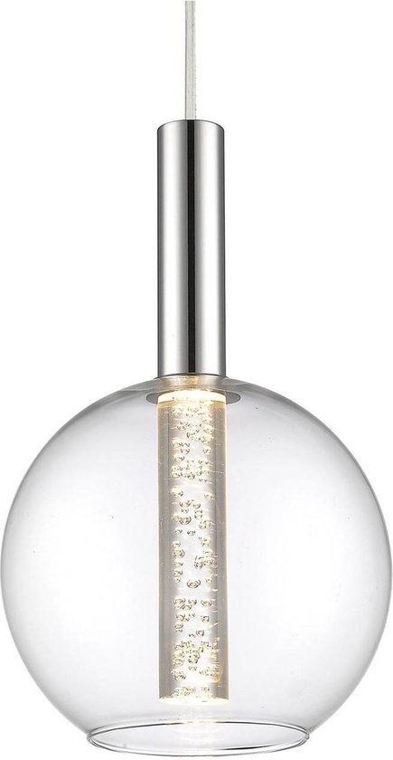 Brilliant hanglamp Elegante LED hanglamp 4-lichts chroom