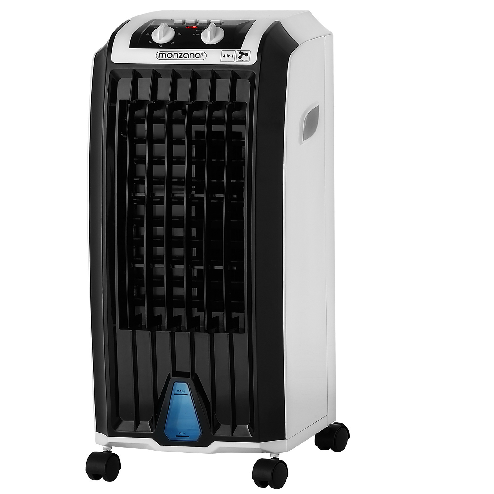 Monza Mobiele aircooler wit/zwart 5L incl. timer & 2 koelelementen