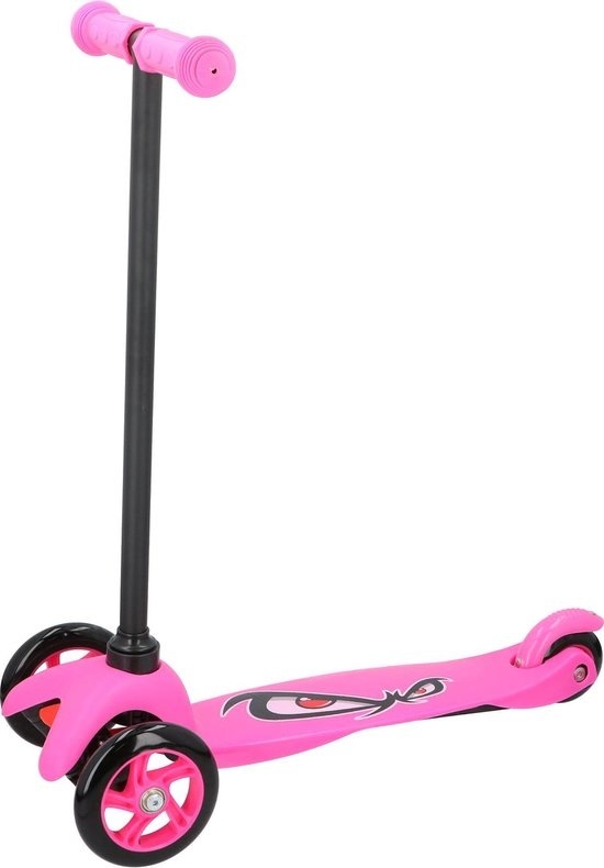 Nofear Kinderstep - met 3 Wielen - 54x22.5x66cm - ROZE