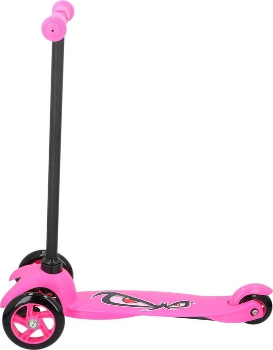 Nofear Kinderstep - met 3 Wielen - 54x22.5x66cm - ROZE