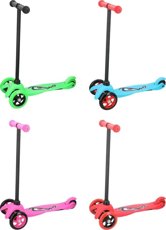 Nofear Kinderstep - met 3 Wielen - 54x22.5x66cm - ROZE