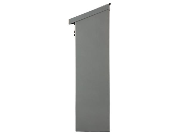 Perel Brievenbus Monaco Zilver - 368x100x365 mm