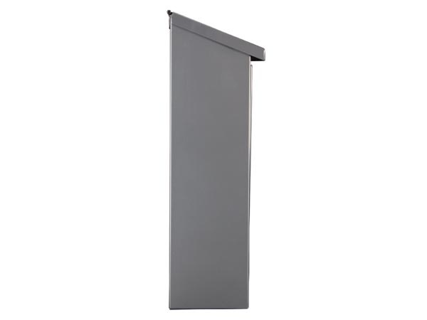 Perel Brievenbus Monaco Zilver - 368x100x365 mm