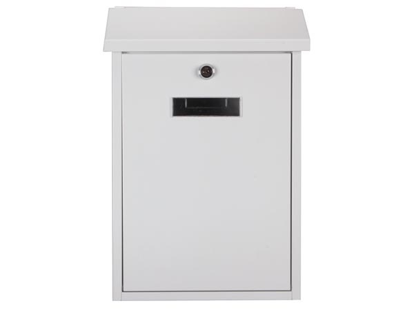 Perel Brievenbus Rio Wit - 270x100-395 mm