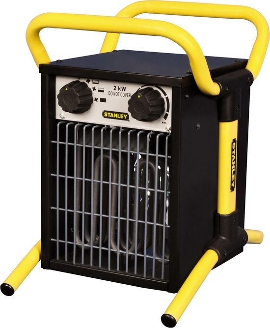 Stanley Elektrische Heater 2000W - 20m² - Met instelbare thermostaat