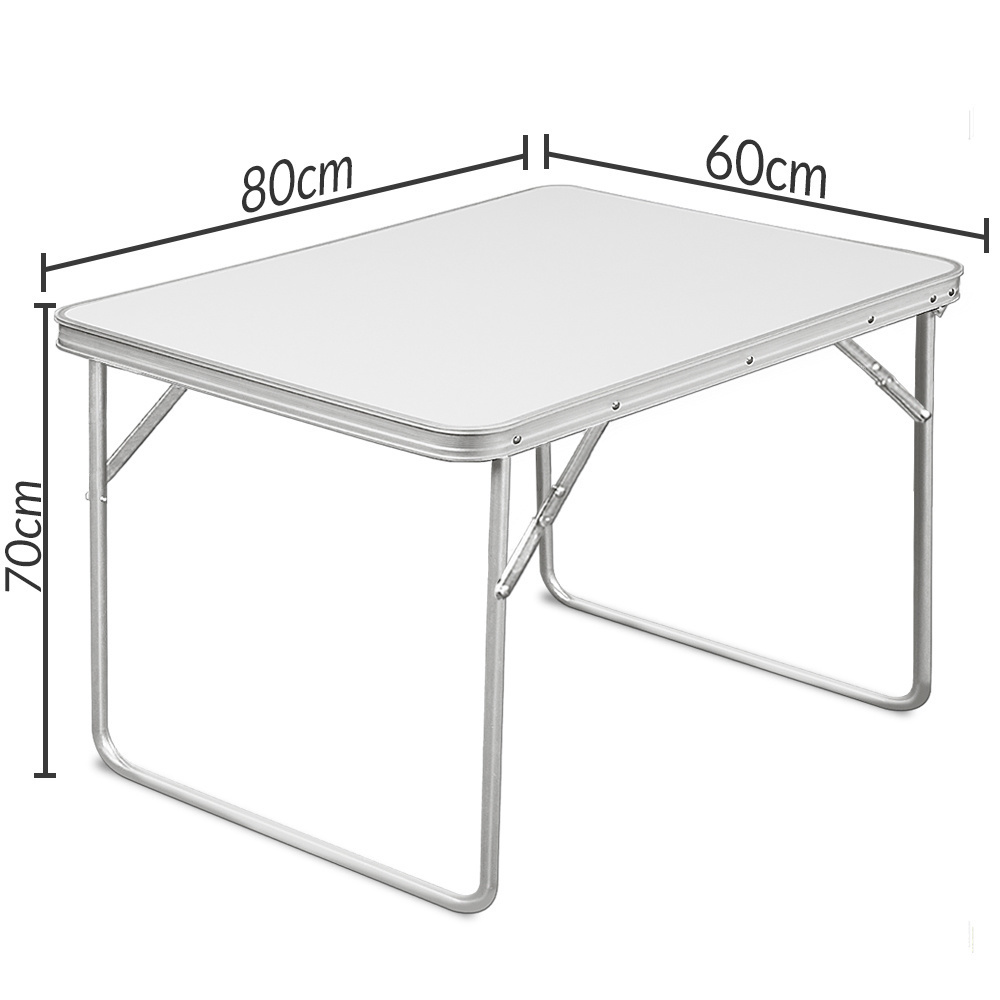 Deubois Campingtafel Klaptafel - Aluminium - 80 x 60 x 70 cm