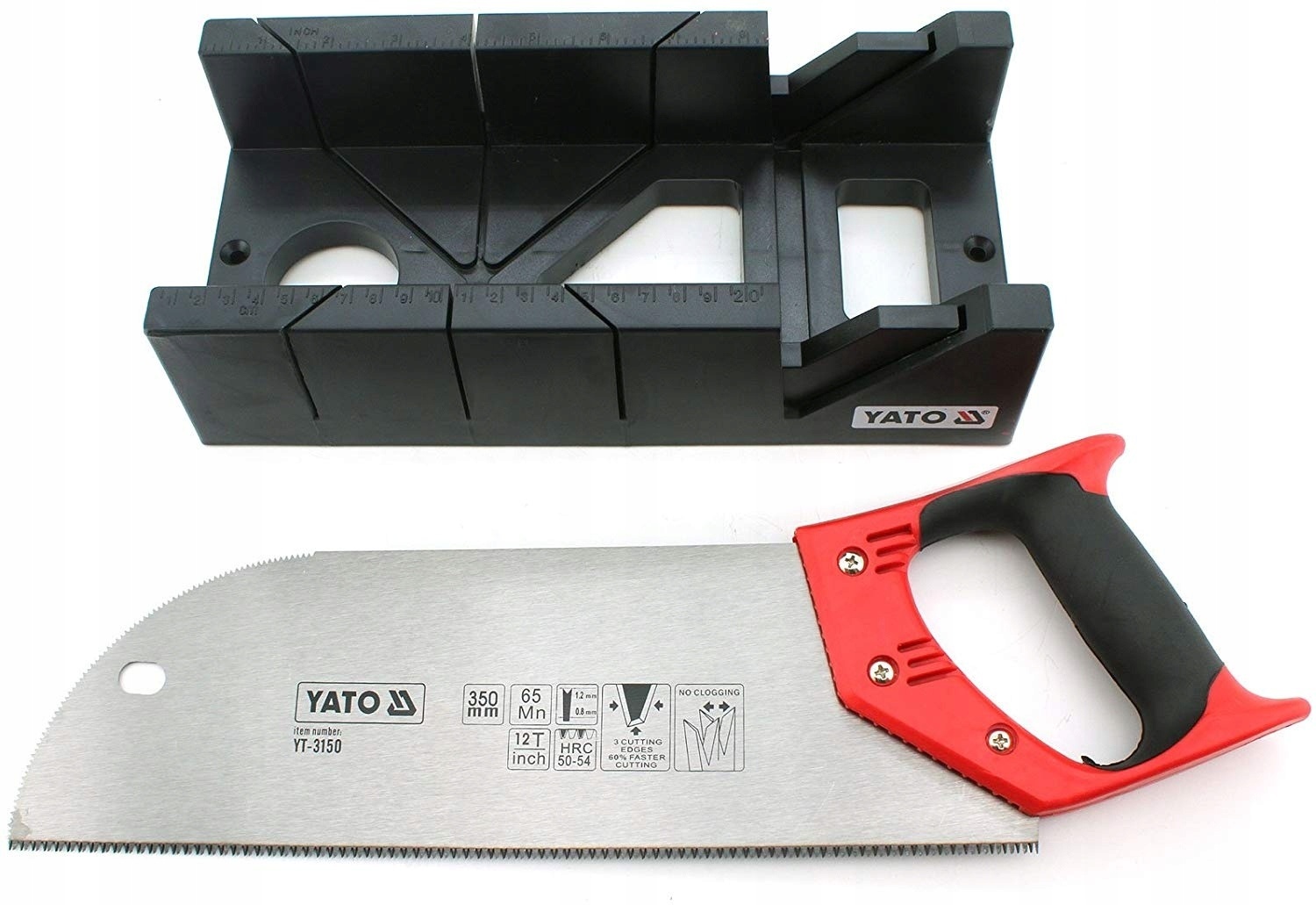 YATO Verstekbak met Handzaag - 35cm zaagblad - 30x14cm verstekbak