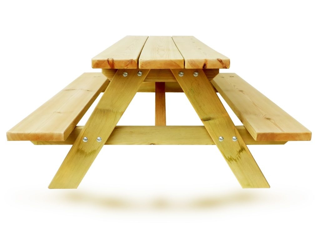 Spielzeuge Picknicktafel voor kinderen - 50x80x89 cm