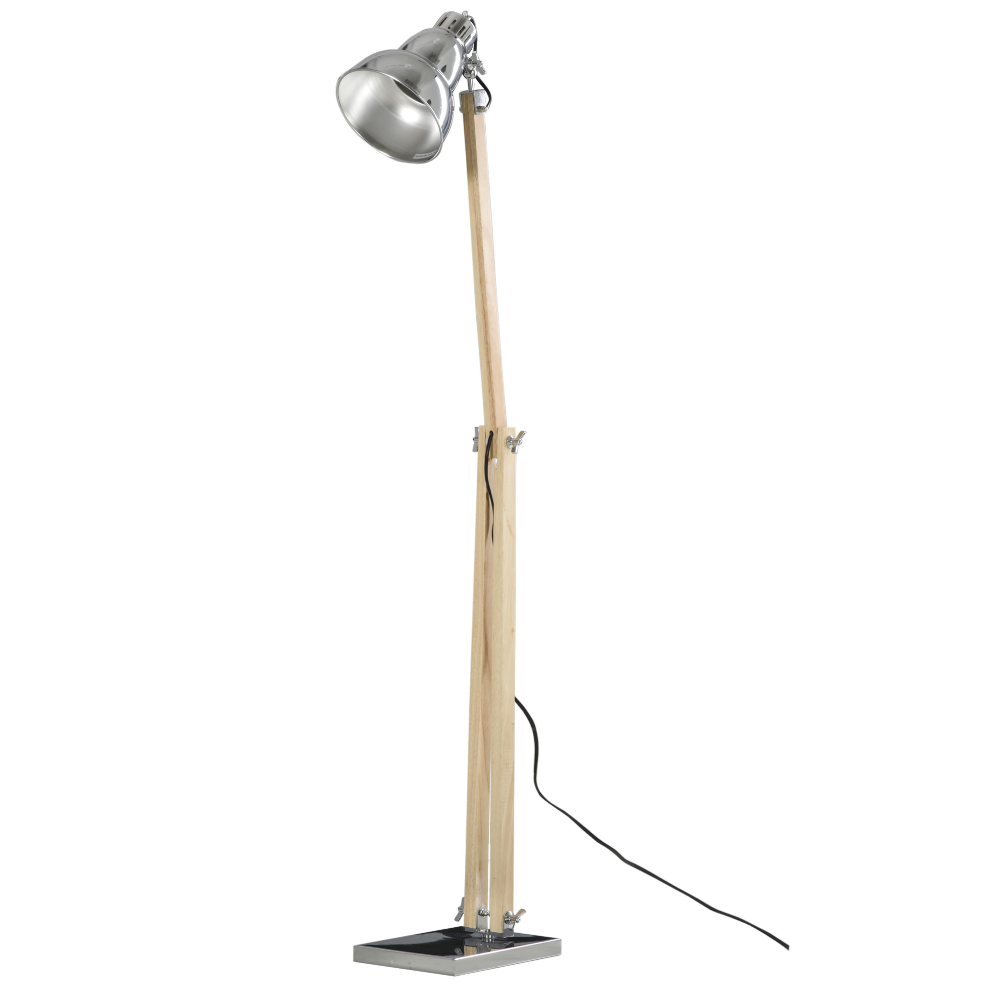 Staande Lamp Hoogte verstelbaar | Massief Hout