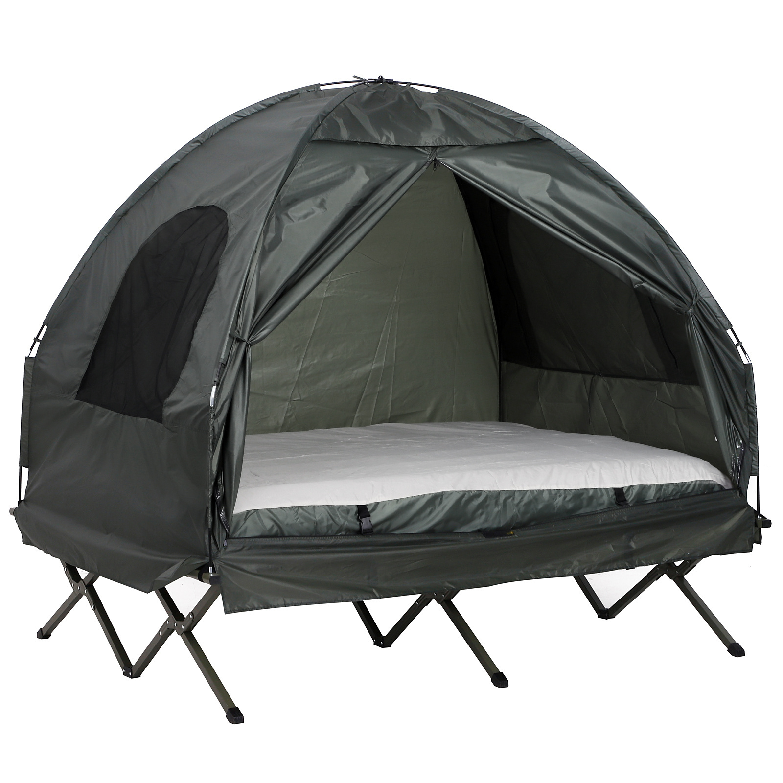 Sunny Kampeertent Verhoogd campingbed 2 personen Taffeta Groen