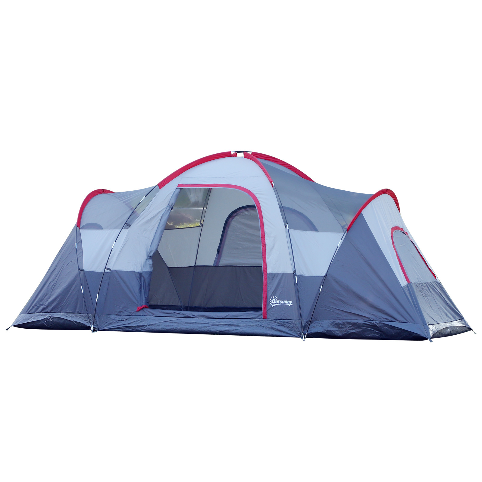 demonstratie Weggegooid Reageer Koop Sunny Tent voor 5-6 personen kampeertent 3 ruimtes polyester grijs  Online bij ThuisXL.nl - ThuisXL.nl