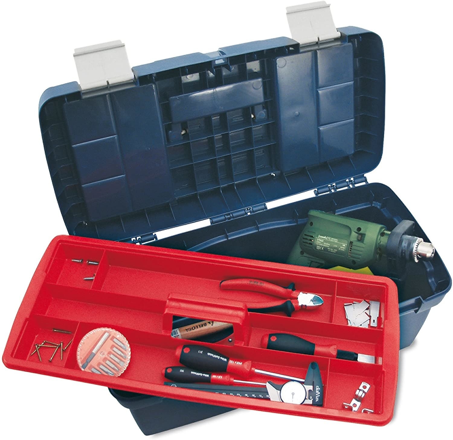 TAYG Gereedschapskoffer - 580 x 290 x 290 mm - Met inlegbak