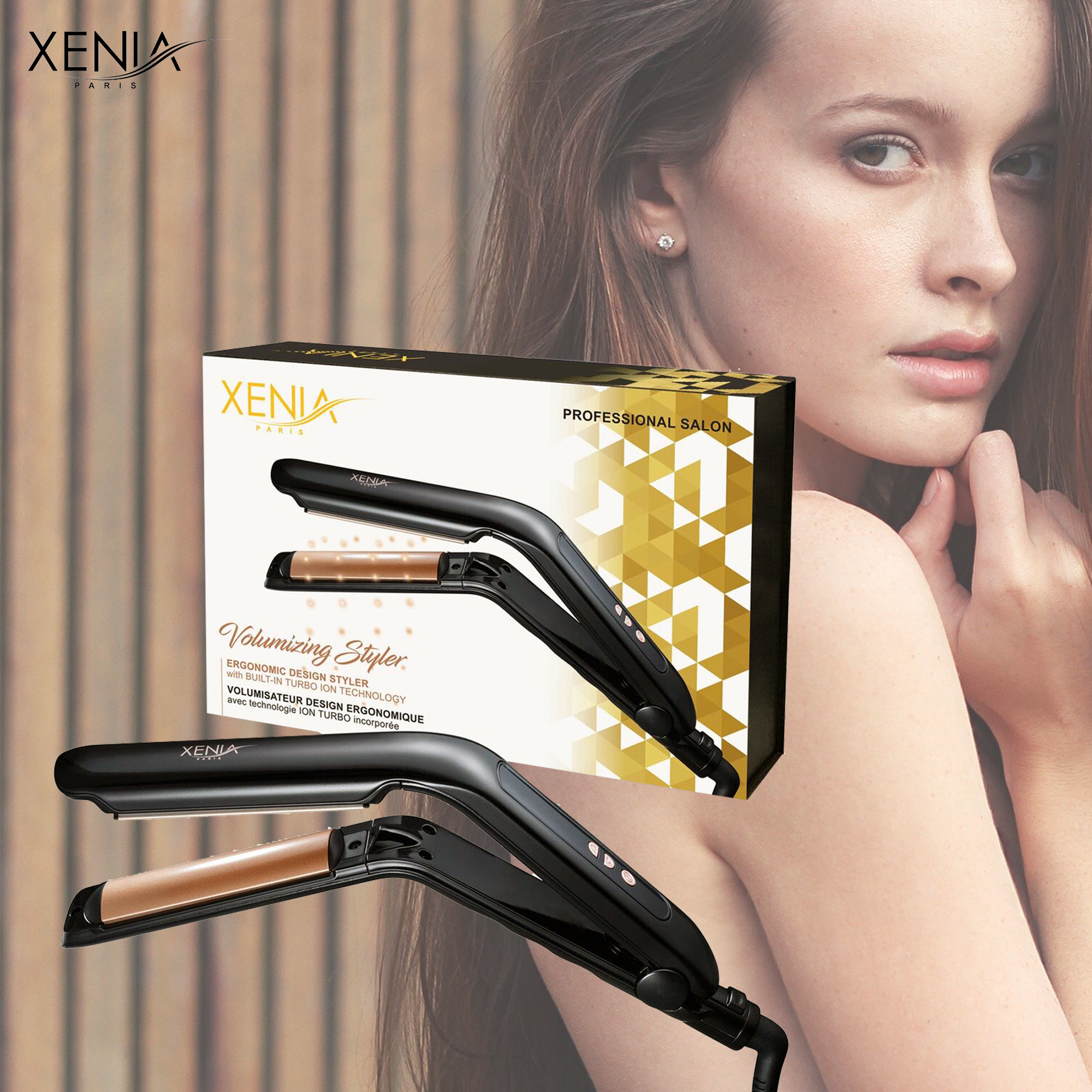 Xenia Paris TL-291223: Styler voor volume met peddel
