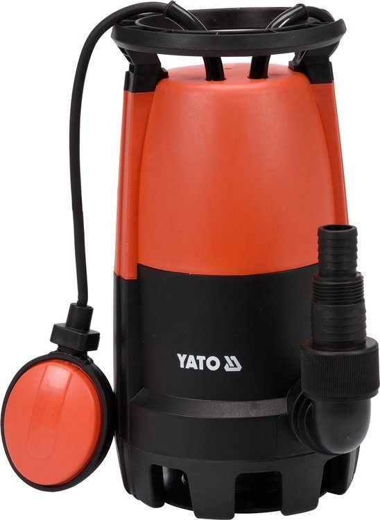 YATO Dompelpomp voor schoon en vuil water - Vlakzuigpomp - 900W - 18000L/h - Max. aanzuiging 1 mm