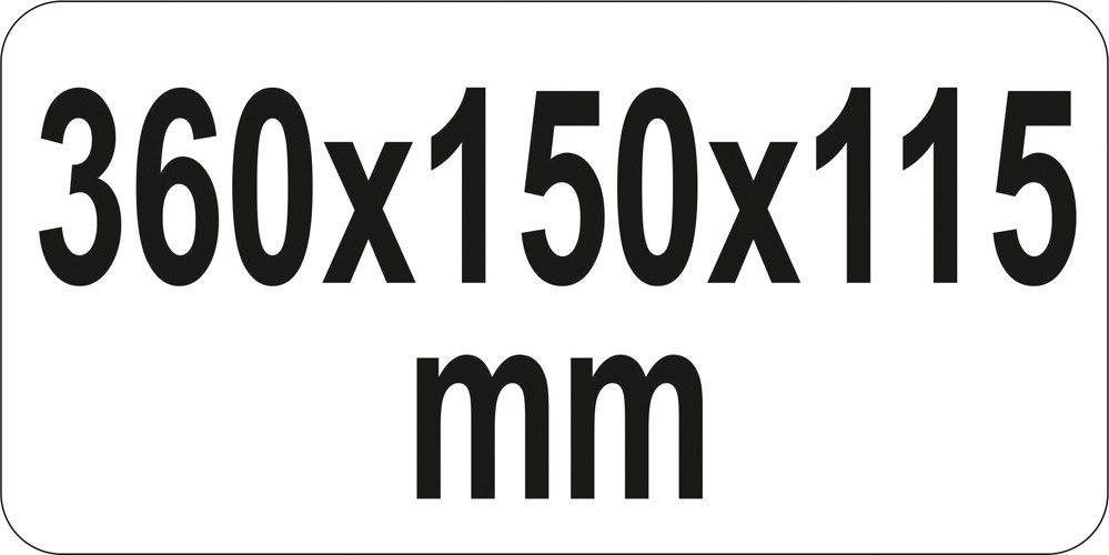 YATO Metalen gereedschapskist - 36x15x11,5cm