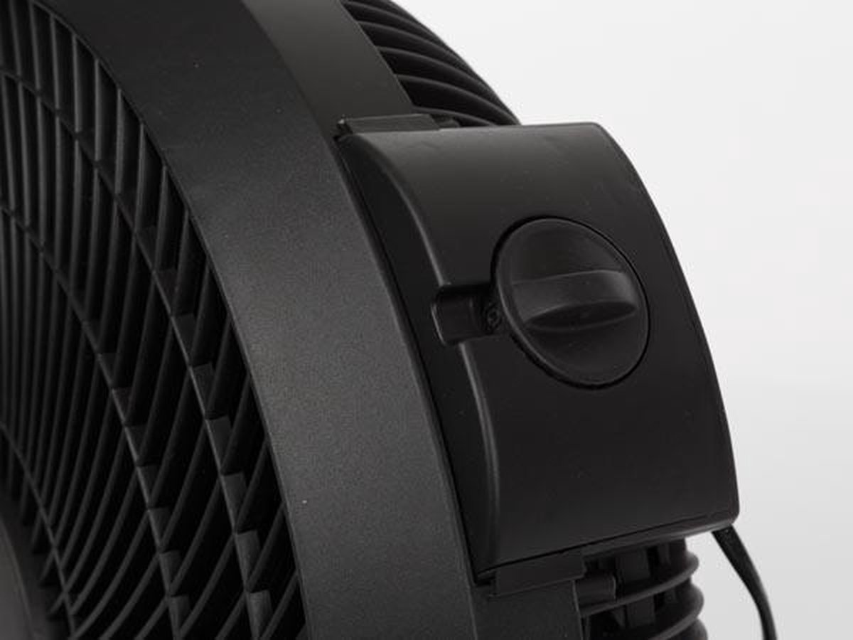 Perel Vloer- en Wandventilator ABS - Ø20cm - Zwart - 30W