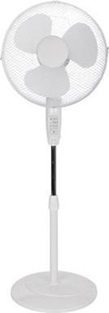 Perel Staande Ventilator - ABS - Ø 40 cm - Wit