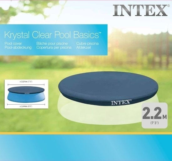 SET - Intex Easy Opblaaszwembad met Afdekzeil en Filterpomp -244 x 61 cm