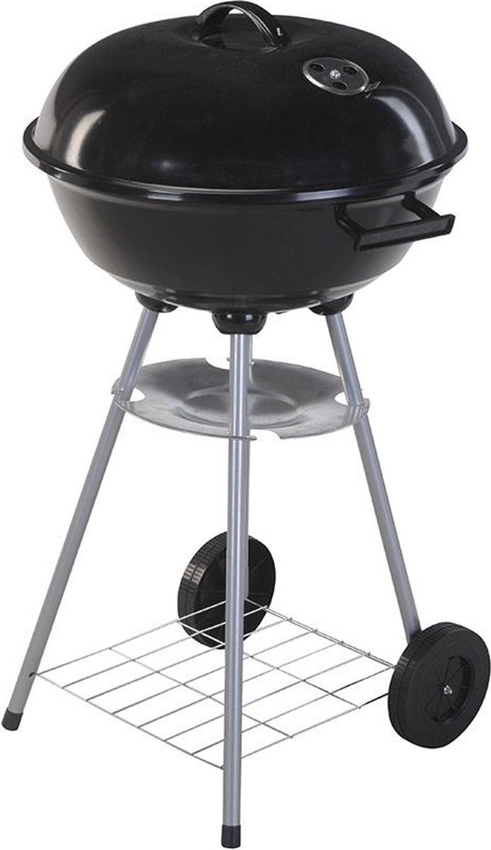 ProGarden Kogelbarbecue op wielen met GRATIS ZEP BBQ Reiniger - Zwart - 46x82cm - 500 ml