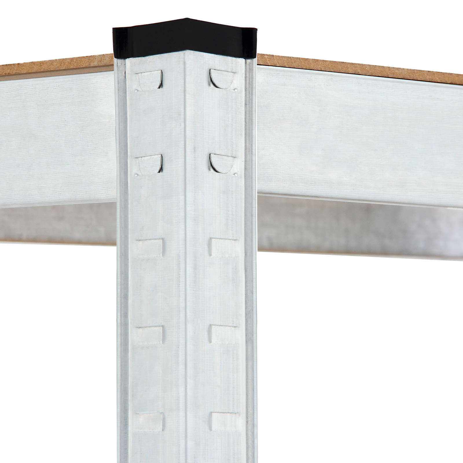 DBA Metalen Opbergrek/Stellingkast met 4 legborden - 700kg draagkracht - (HxBxD) 160x90x40 cm - 175kg per plank - 2 STUKS