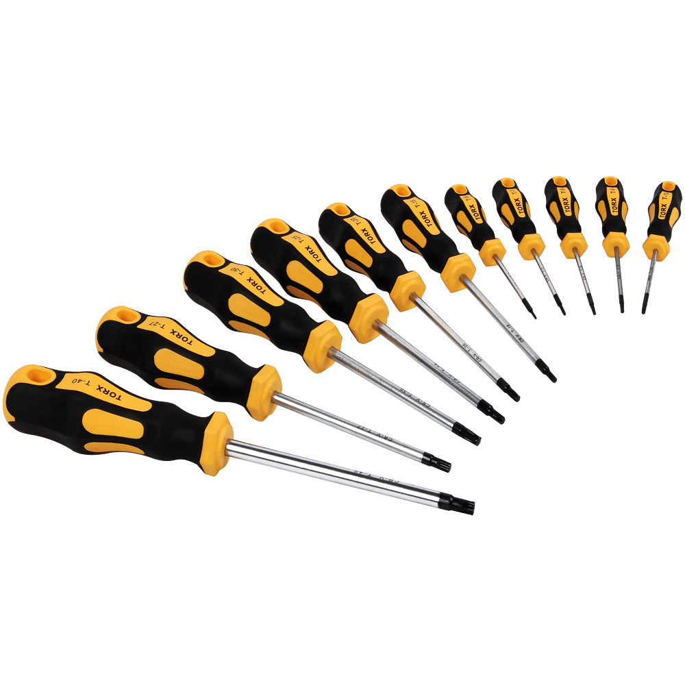 Deubois 11-delige Torx-schroevendraaierset - chroom-vanadium-staal