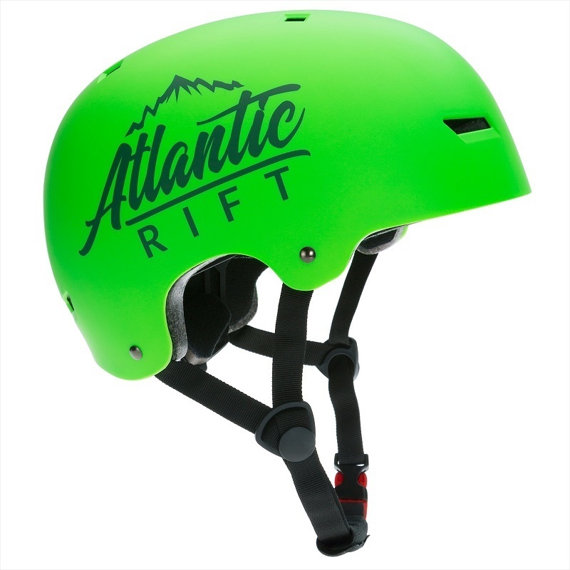 Deubois Kinder/Skaterhelm Neon Groen S Verstelbaar, 50-54cm