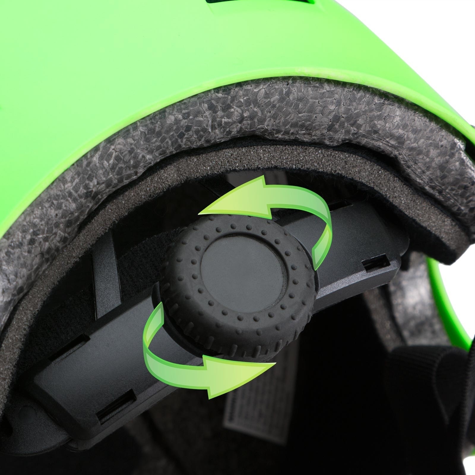 Deubois Kinder/Skaterhelm Neon Groen S Verstelbaar, 50-54cm