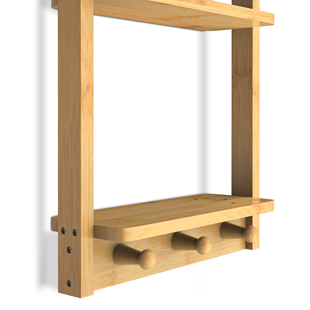 Deubois Bamboe Doucherek - Badkamerkast - Stellingkast- 70x28,5x10cm
