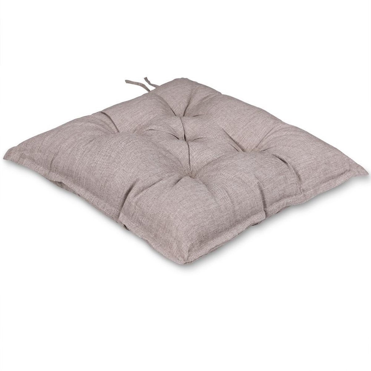 DTX Stoelkussen- Kussen Tuinstoel- Tuinstoelkussen- Set Van 4- Creme Gemeleerd