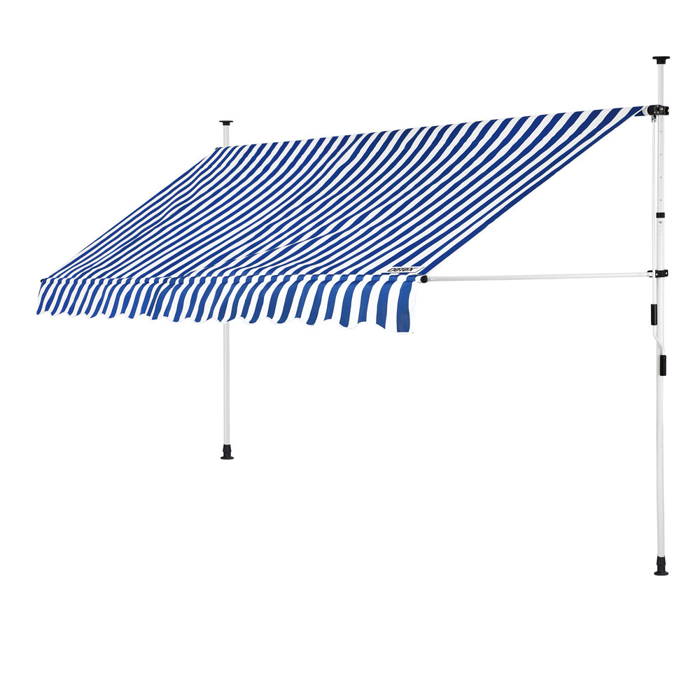 DTX klem luifel blauw/wit 350cm