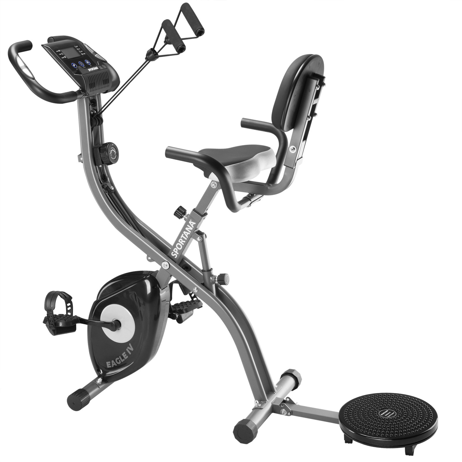 Sporta Hometrainer met hartslagsensoren - Fitnessensor - Compatibel Met App