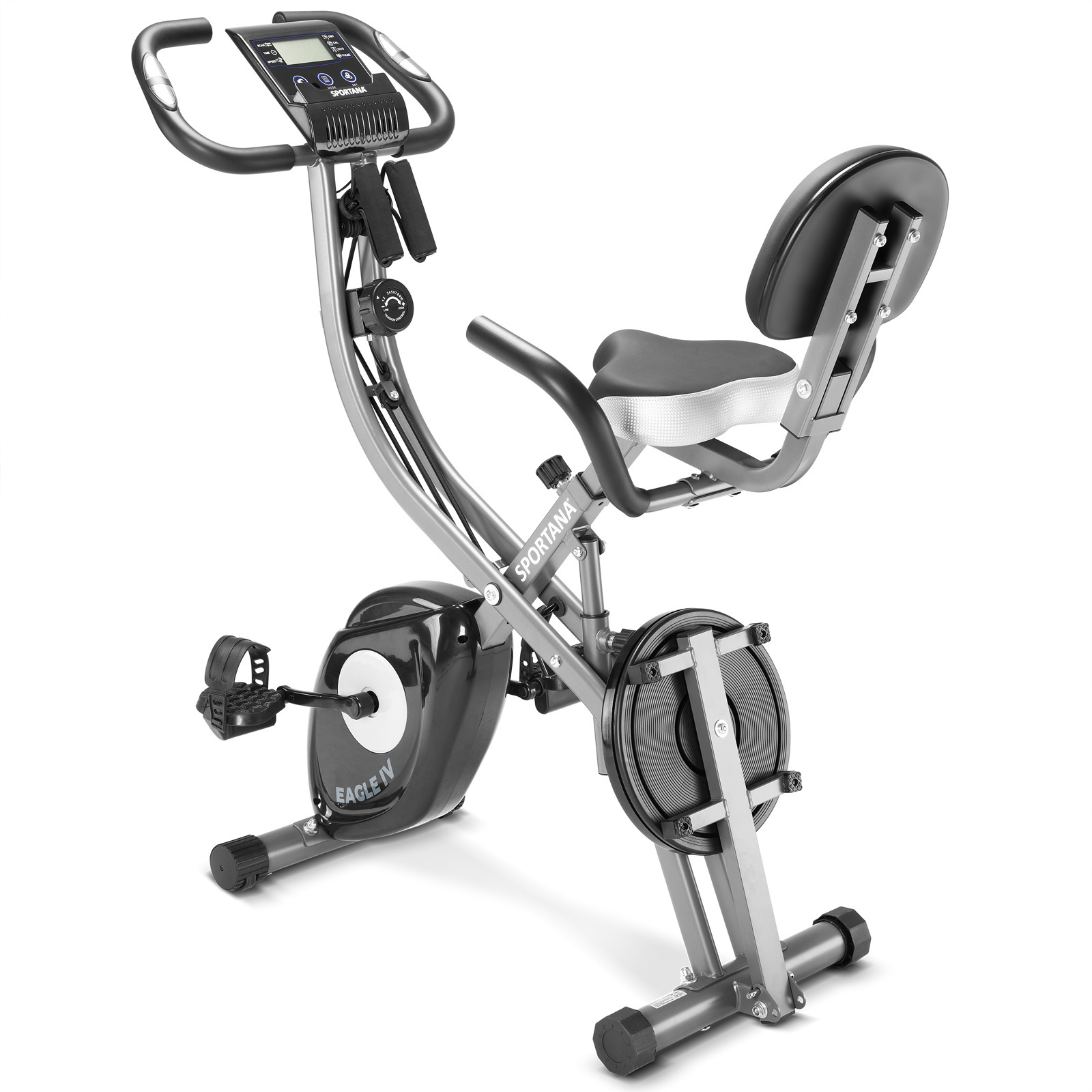 Sporta Hometrainer met hartslagsensoren - Fitnessensor - Compatibel Met App