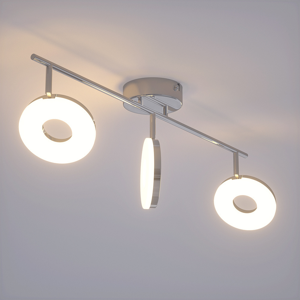 Monza plafondlamp Violet met 3 lichten
