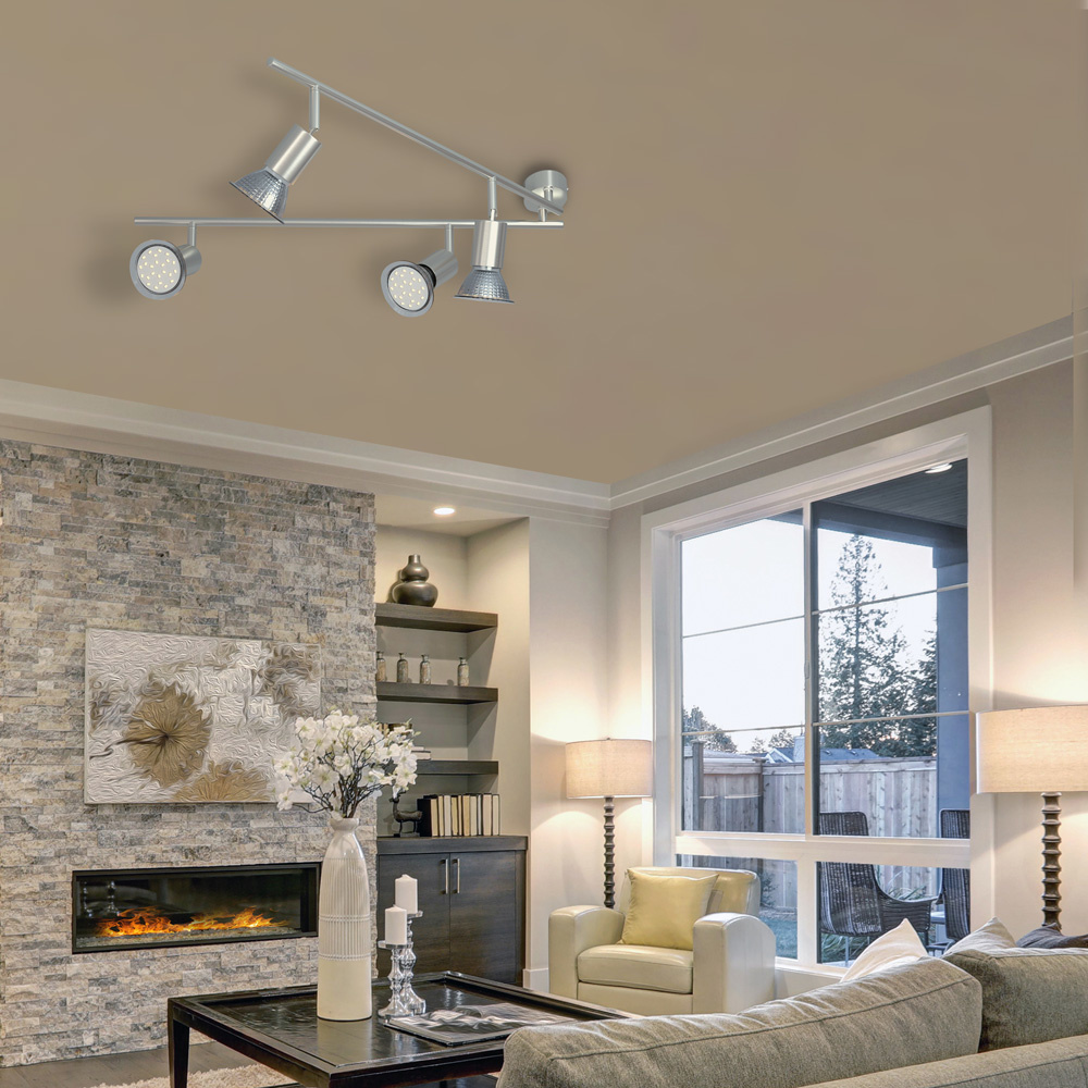 Monza Plafondlamp "Amaryllis" 4 lampen
