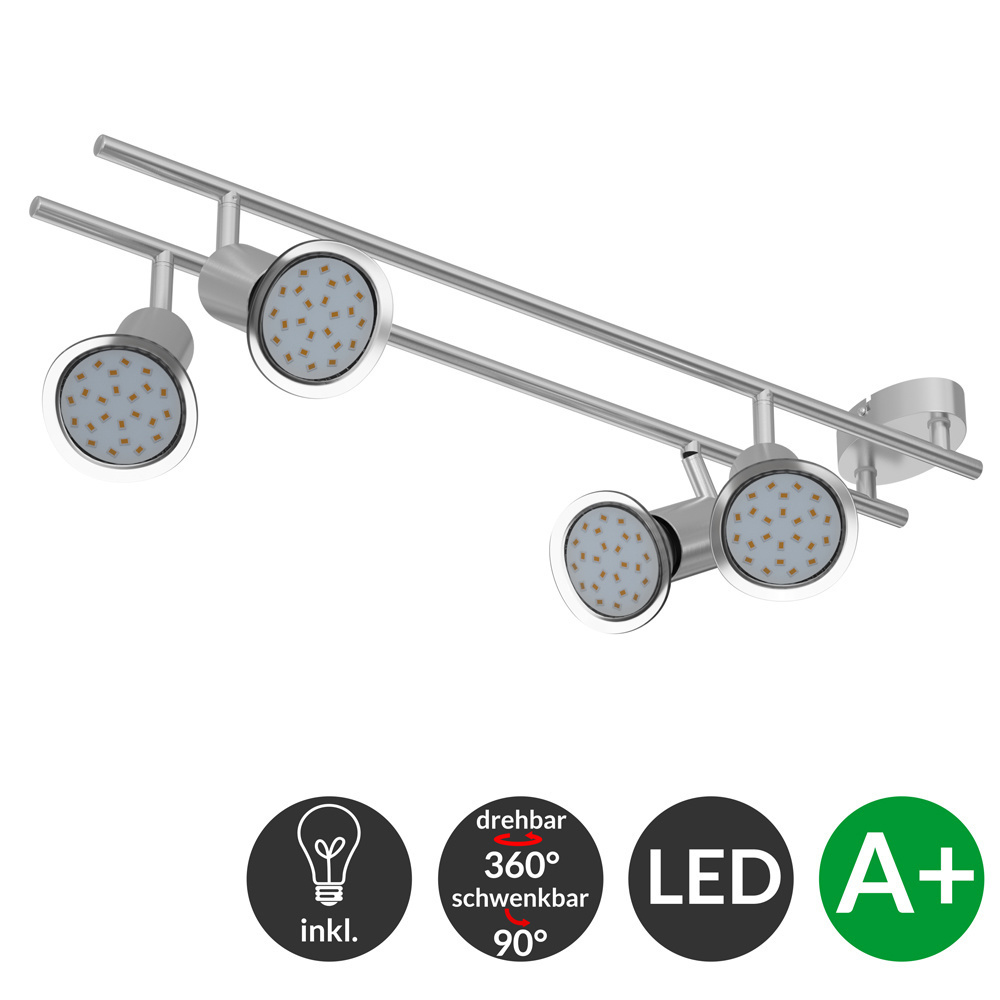 Monza Plafondlamp "Amaryllis" 4 lampen