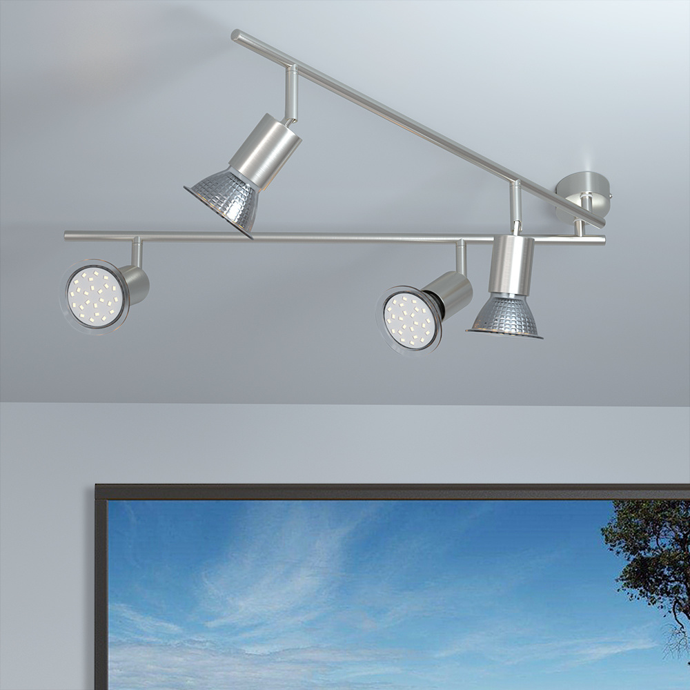 Monza Plafondlamp "Amaryllis" 4 lampen